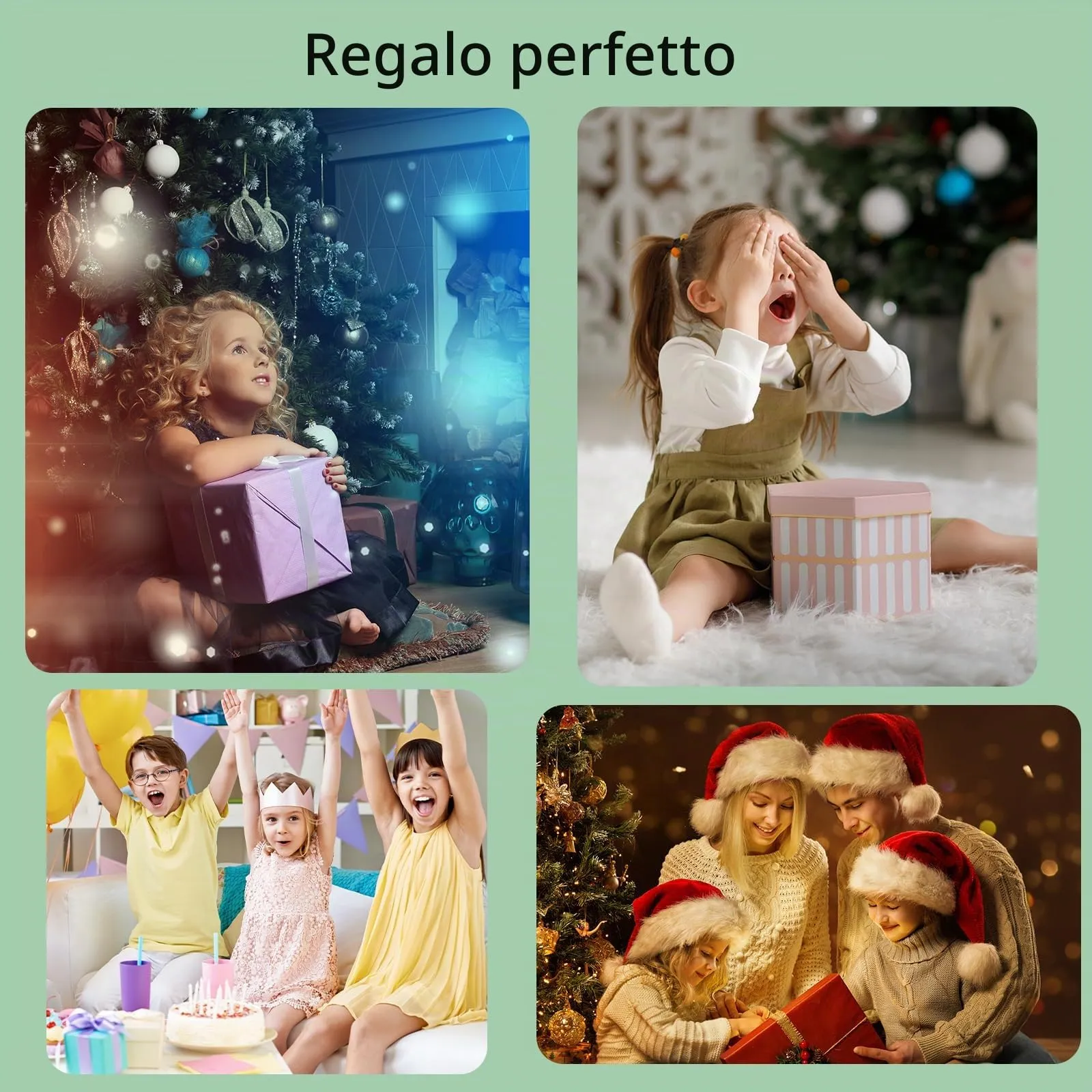 Facasu Orologio Analogico Bambini Ragazzi Ragazze,Orologio al quarzo impermeabile Fino a 50M,Cinturino Morbido Orologio Facile Leggere Imparare l'ora Bambini dai 4 ai 12 anni (Verde) - immagine 5
