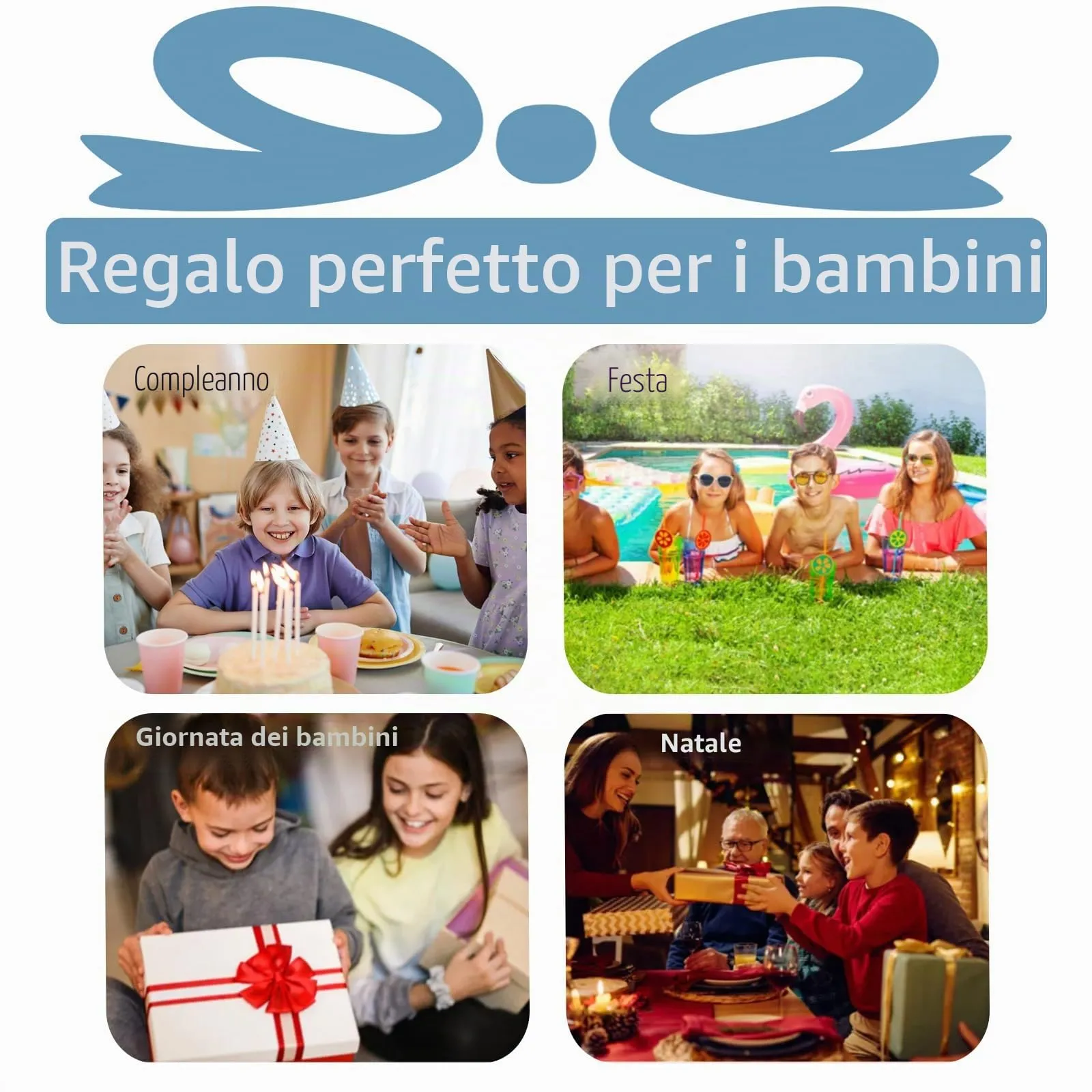 Facasu Orologio Analogico Bambini Ragazzi Ragazze,Orologio al quarzo impermeabile Fino a 50M,Cinturino Morbido Orologio Facile Leggere Imparare l'ora Bambini dai 4 ai 12 anni (Nero-M) - immagine 7