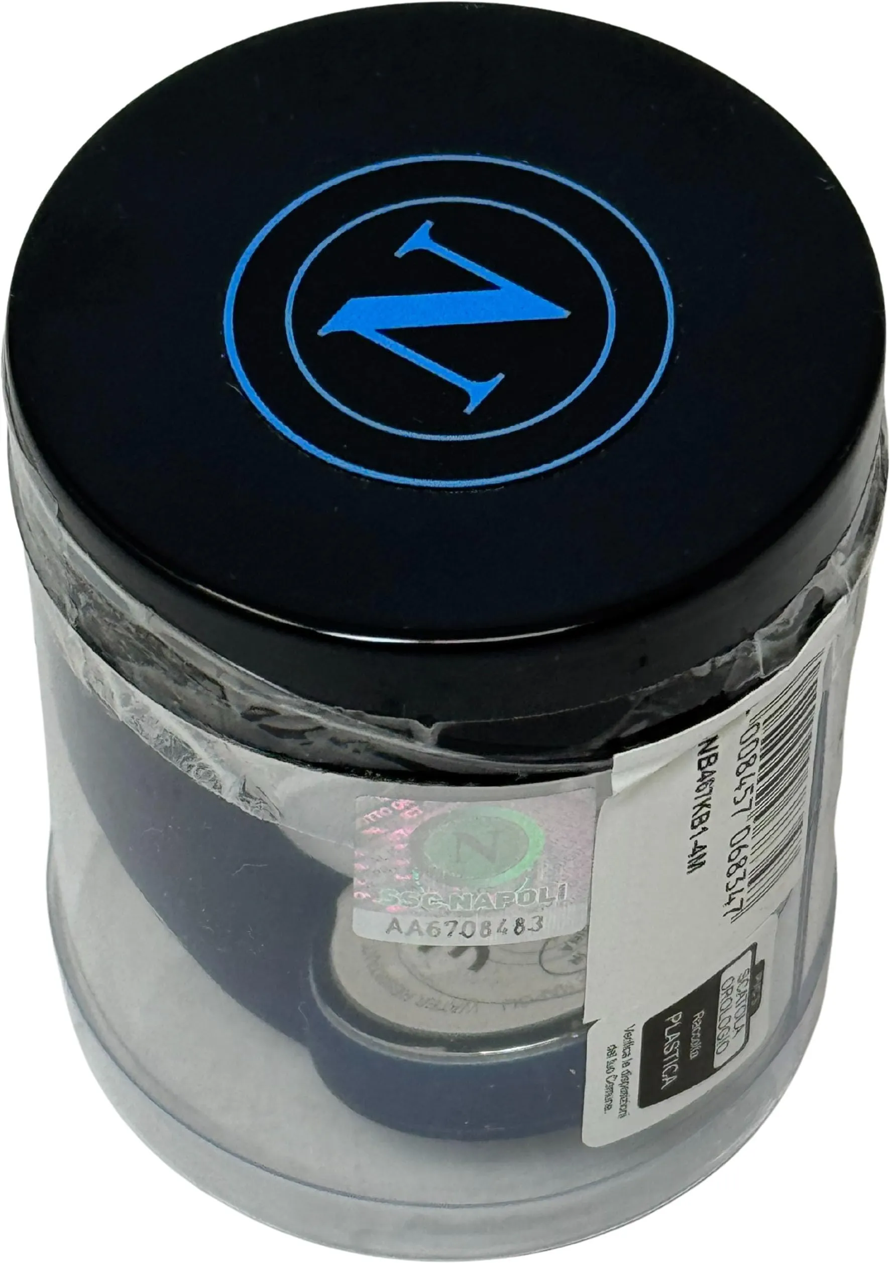 Clondo Orologio Da Polso Analogico Bambini, Idea Regalo 6-12 Anni Per Napoli Fan, Cassa 33mm e Cinturino Silicone, Scatola Ufficiale (Blu) - immagine 4