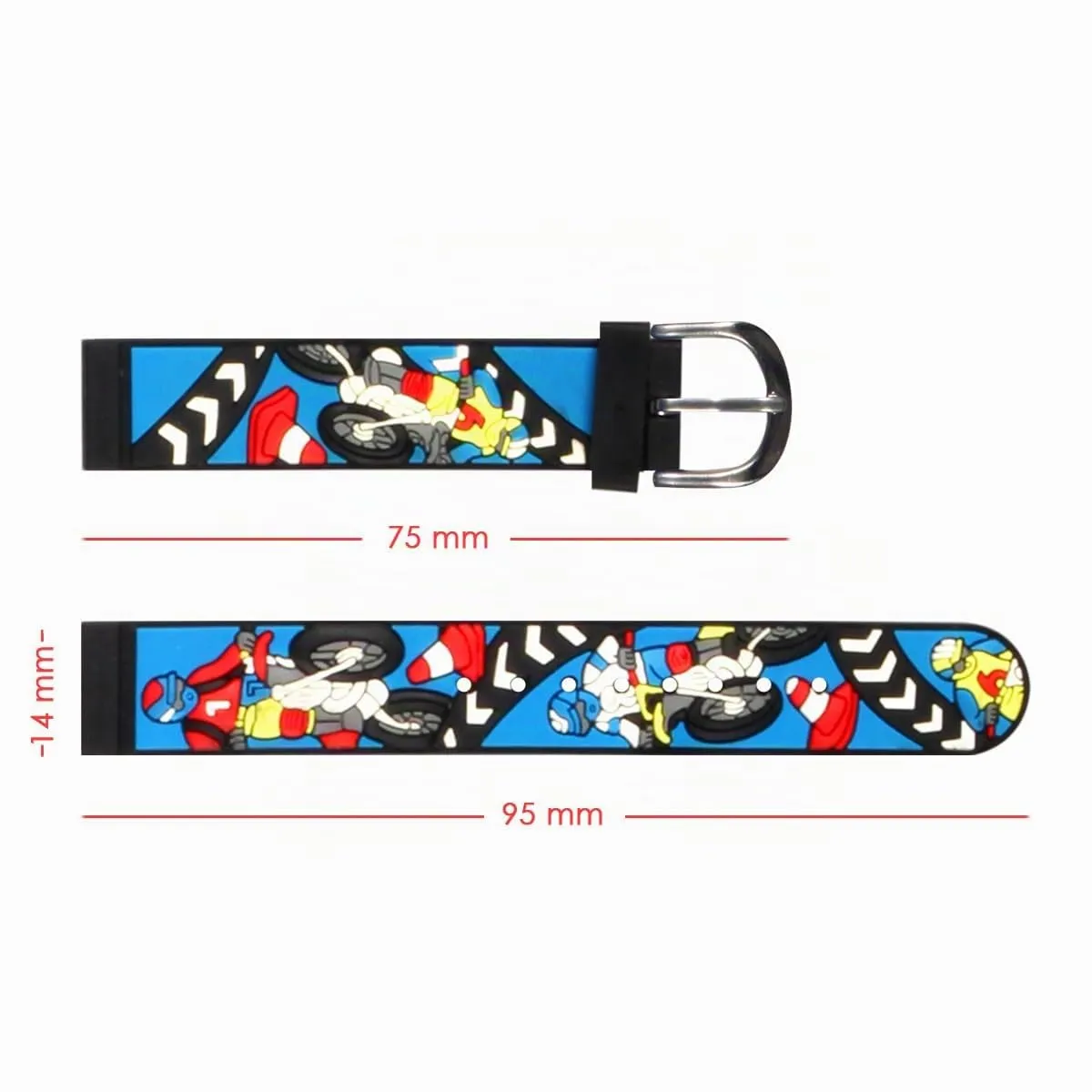 Alienwork Kids Orologio di Apprendimento Bambini Ragazzi Argento Nero Multicolore bambini Impermeabile 5 ATM Tempo di Apprendimento - immagine 4