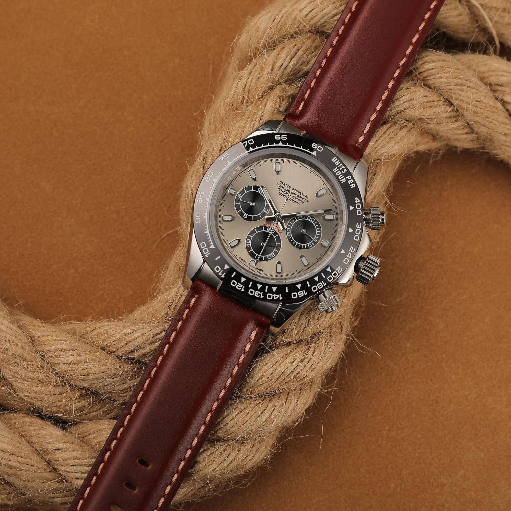 CORROPELLE Cinturini Orologio in Pelle a Sgancio Rapido 18mm 19mm 20mm 21mm 22mm, Elegante Cinturino Vera Pelle Alta qualità Cinturini Ricambio per Uomo Donna, Orologio e Smartwatch - immagine 6
