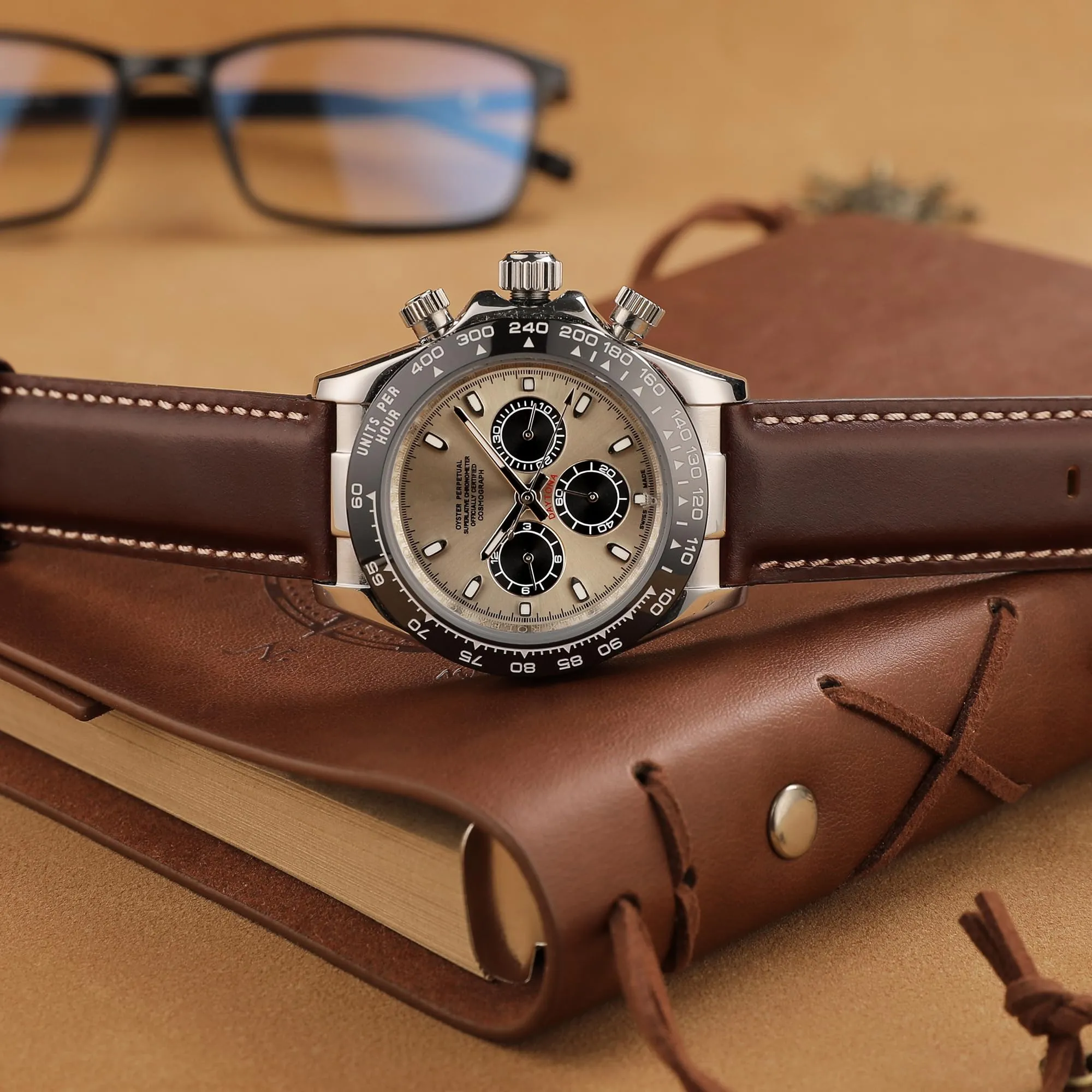 CORROPELLE Cinturini Orologio in Pelle a Sgancio Rapido 18mm 19mm 20mm 21mm 22mm, Elegante Cinturino Vera Pelle Alta qualità Cinturini Ricambio per Uomo Donna, Orologio e Smartwatch - immagine 5