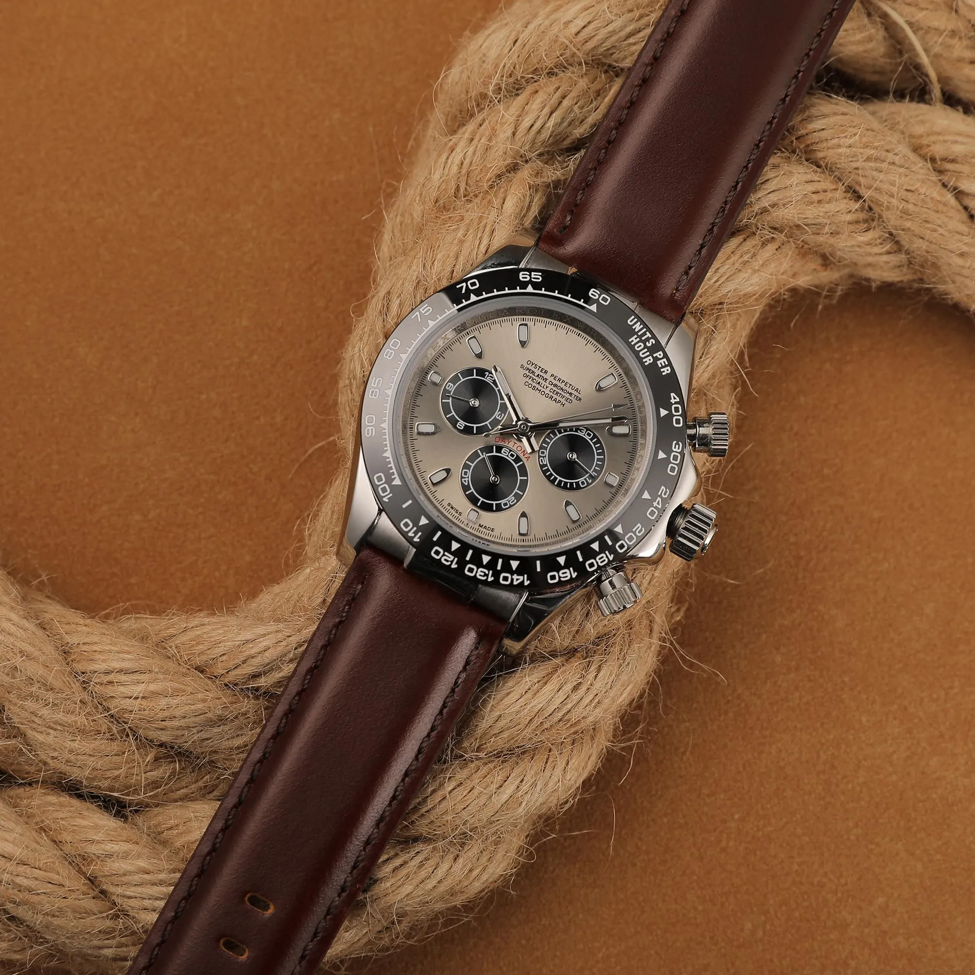 CORROPELLE Cinturini Orologio in Pelle a Sgancio Rapido 18mm 19mm 20mm 21mm 22mm, Elegante Cinturino Vera Pelle Alta qualità Cinturini Ricambio per Uomo Donna, Orologio e Smartwatch - immagine 6