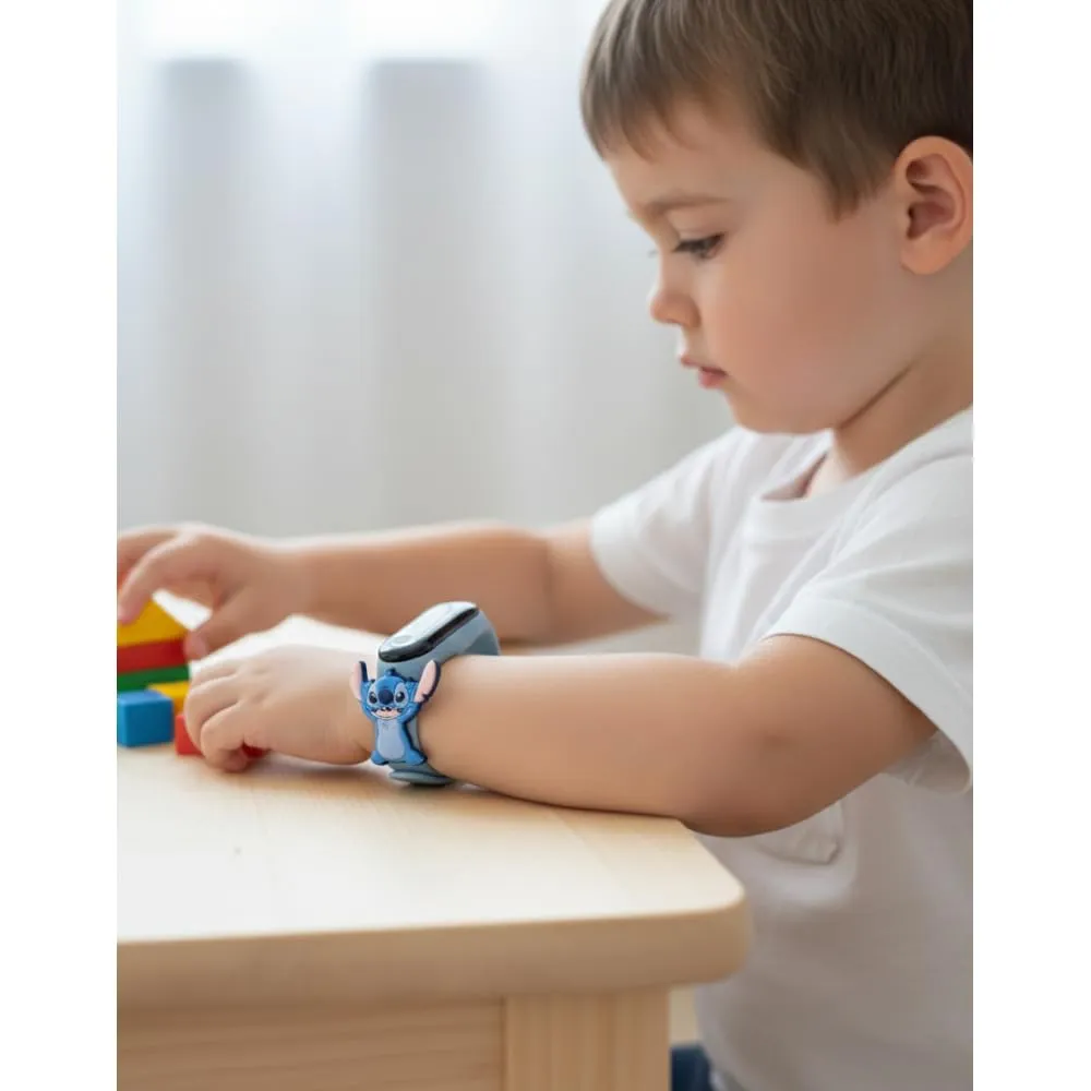 Orologio Digitale Bambini Stitch Disney Touch Screen LED con Data Cinturino Regolabile in PVC 25 cm Cassa ABS e Lente in Plexiglass 2 Batterie AG3 Incluse Idea Regalo Bambina Bambino - immagine 8