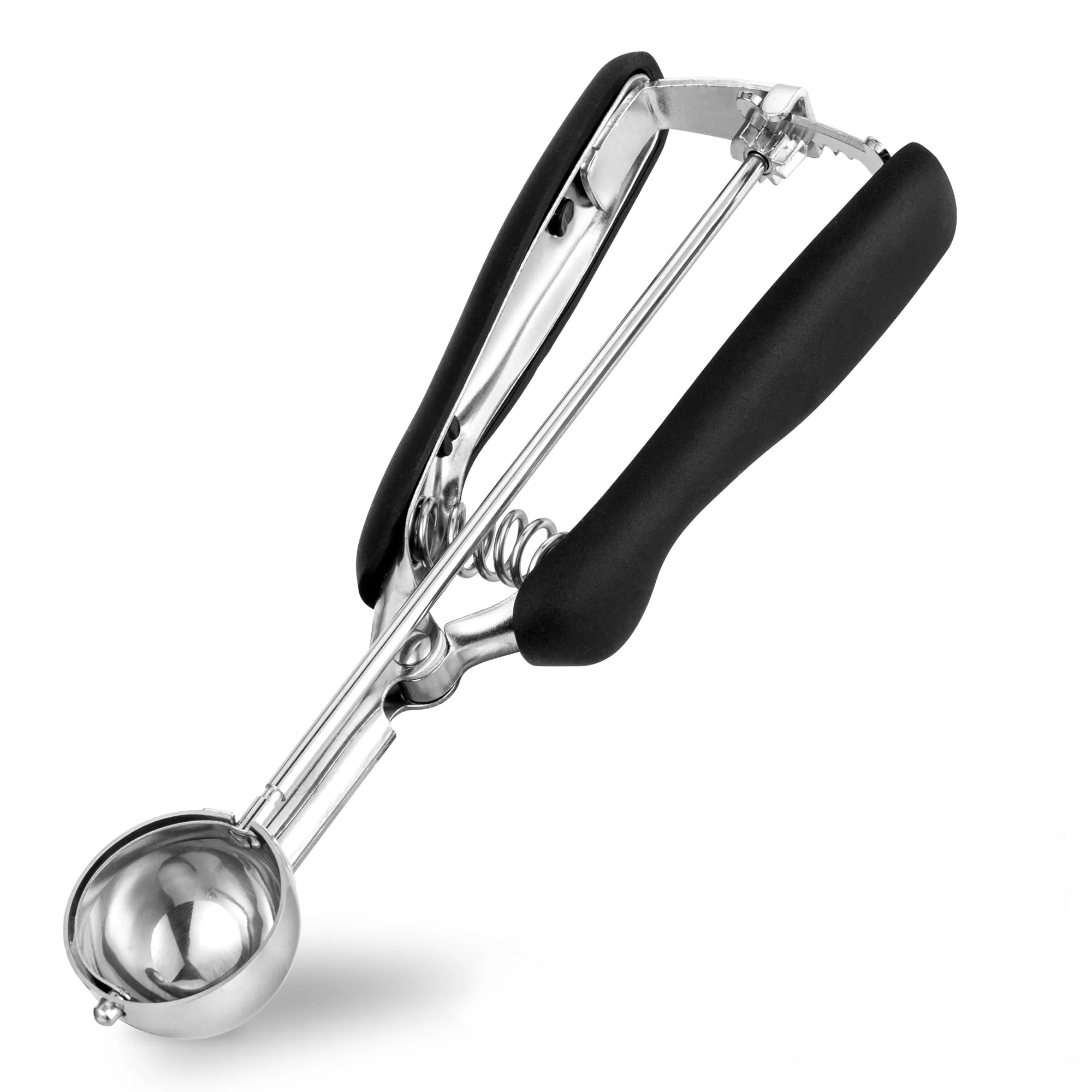 Porzionatore Per Gelato 35mm, Cucchiaio Gelato, TJ POP Paletta Per Gelato In Acciaio Inox Con Grilletto E Manico Confortevole Per Palla Gelato, Cottura, Palla Melone - immagine 1