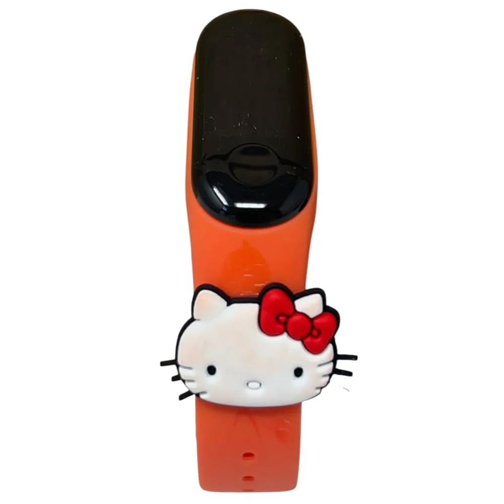 CARTOON Orologio Digitale Bambini Hello Kitty Touch Screen LED con Data Cinturino Regolabile in PVC 25 cm Cassa ABS e Lente in Plexiglass 2 Batterie AG3 Incluse Idea Regalo Bambina Bambino - immagine 5