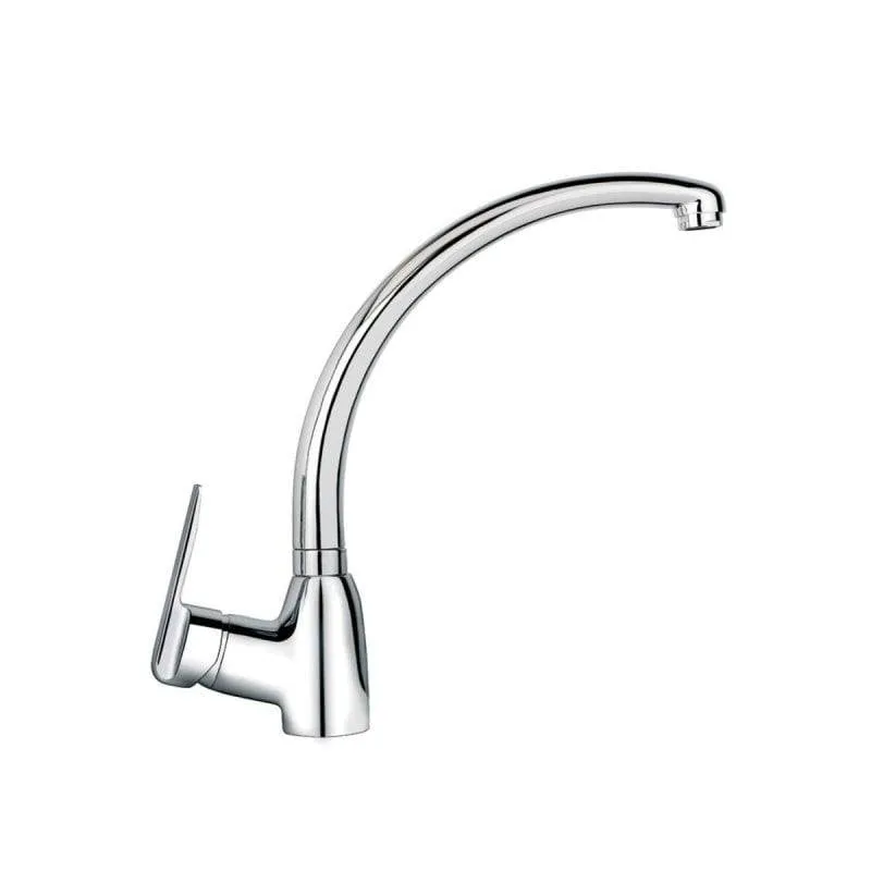 Rubinetto Cucina Teka IN 914 Becco Rotativo Cromo 24,8 cm Anticalcare - immagine 1