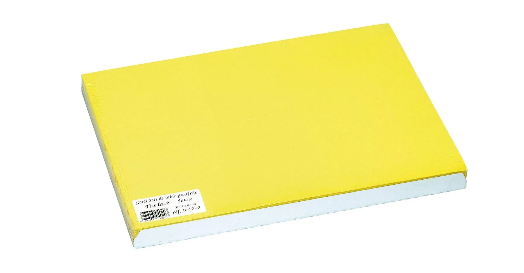 COGIR - 500 tovagliette in carta goffrata, 30 x 40 cm (giallo) - immagine 1