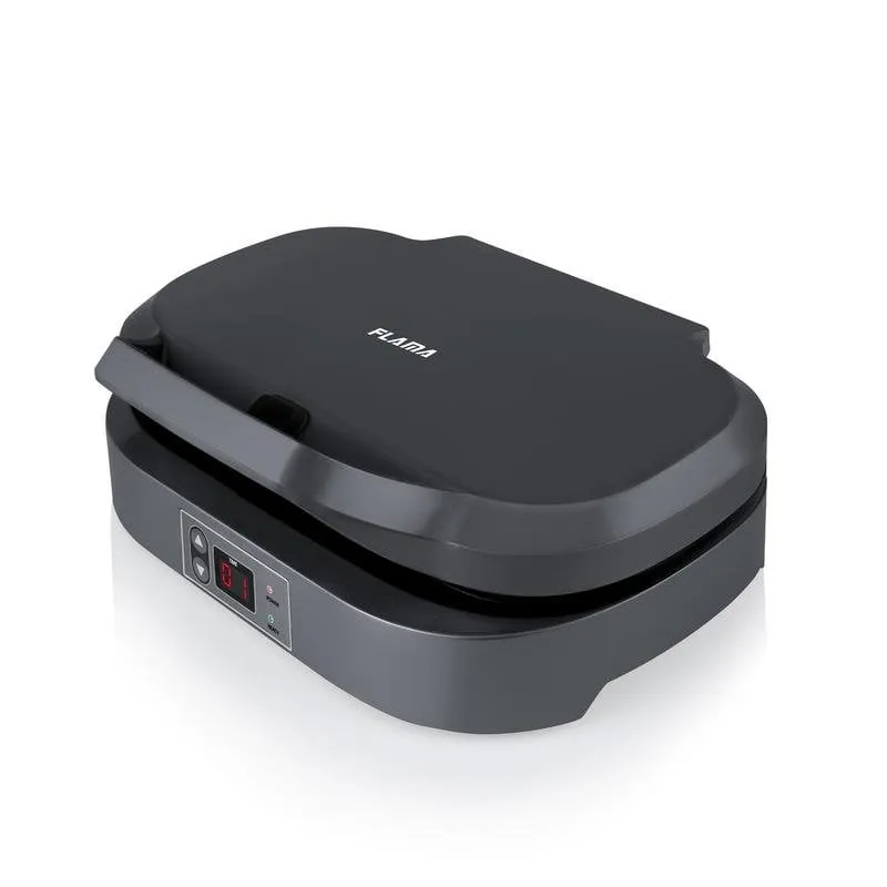 Crepella Flama 4902FL 2 Piastre 1300W Nero - immagine 1