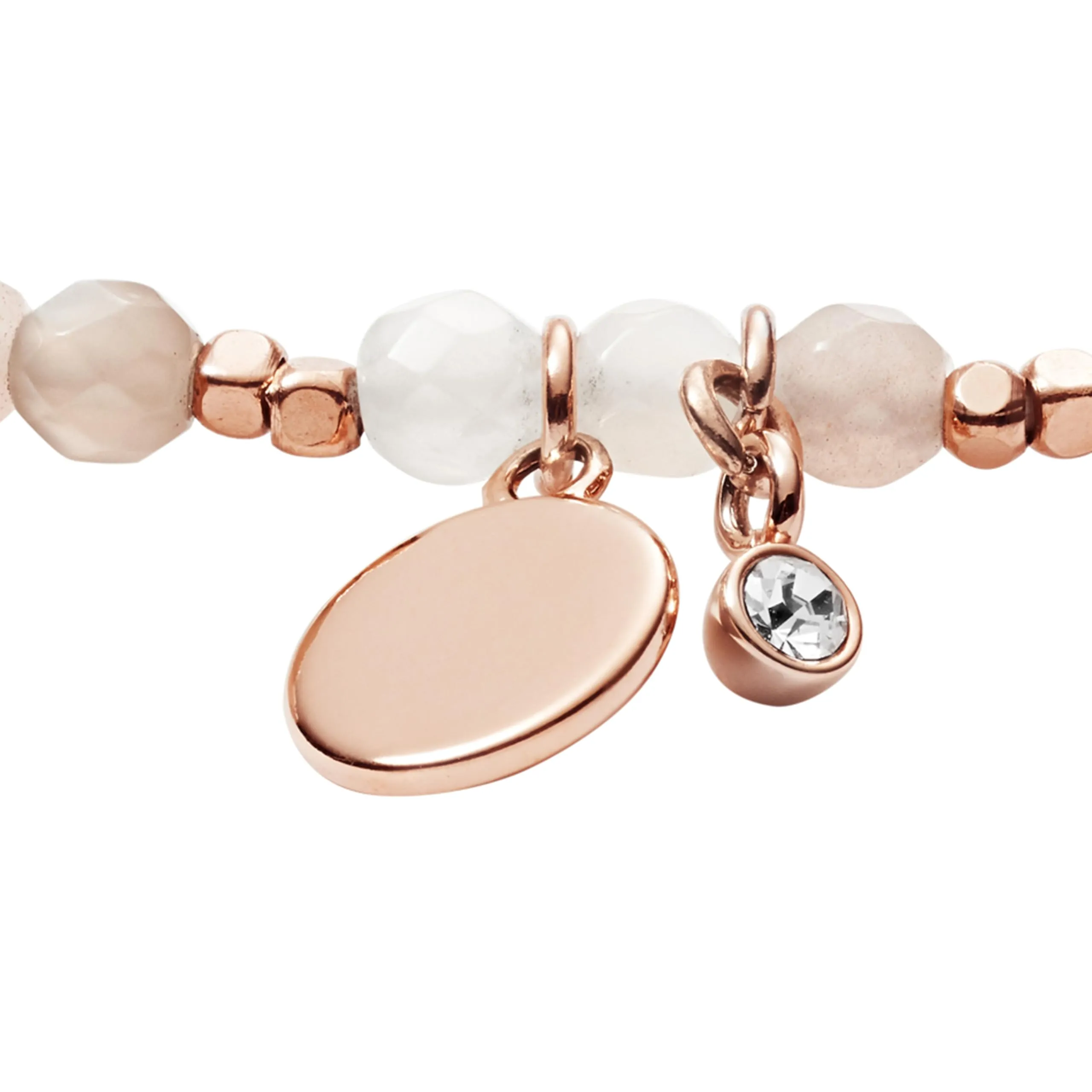Fossil Bracciale Donna Benessere, Lunghezza Interna: 165 mm Bracciale Semi-Prezioso Nudo, JA6945791 - immagine 3