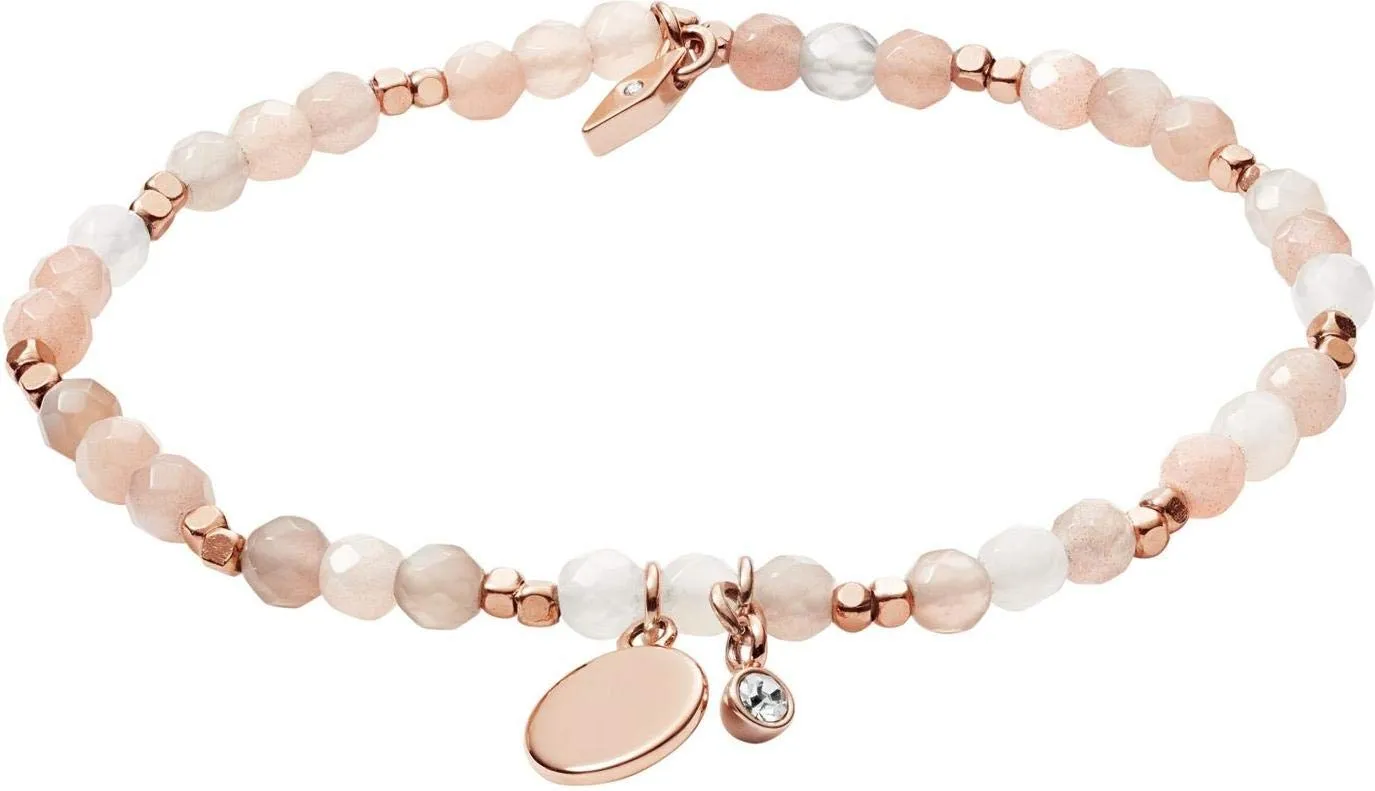 Fossil Bracciale Donna Benessere, Lunghezza Interna: 165 mm Bracciale Semi-Prezioso Nudo, JA6945791 - immagine 4