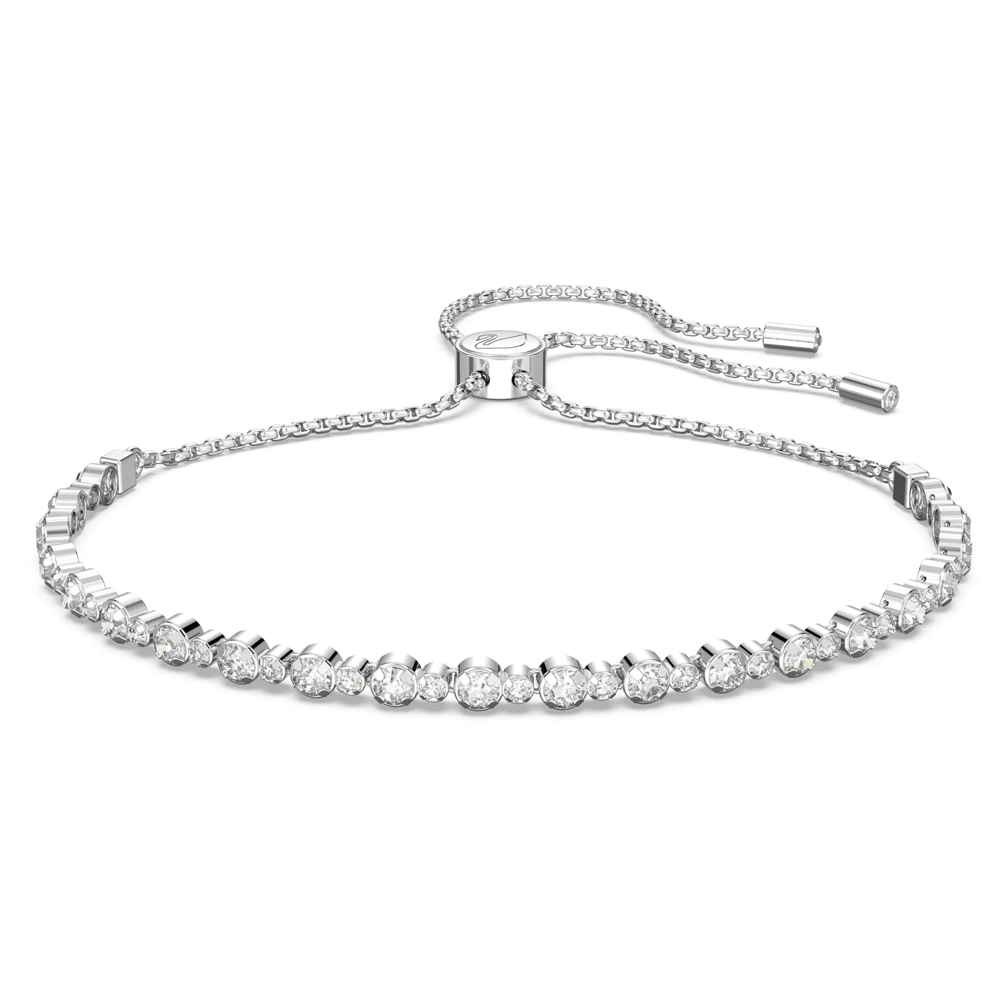 Swarovski Matrix Collezione Bracciale, Singolo strato placcato rodio - immagine 1