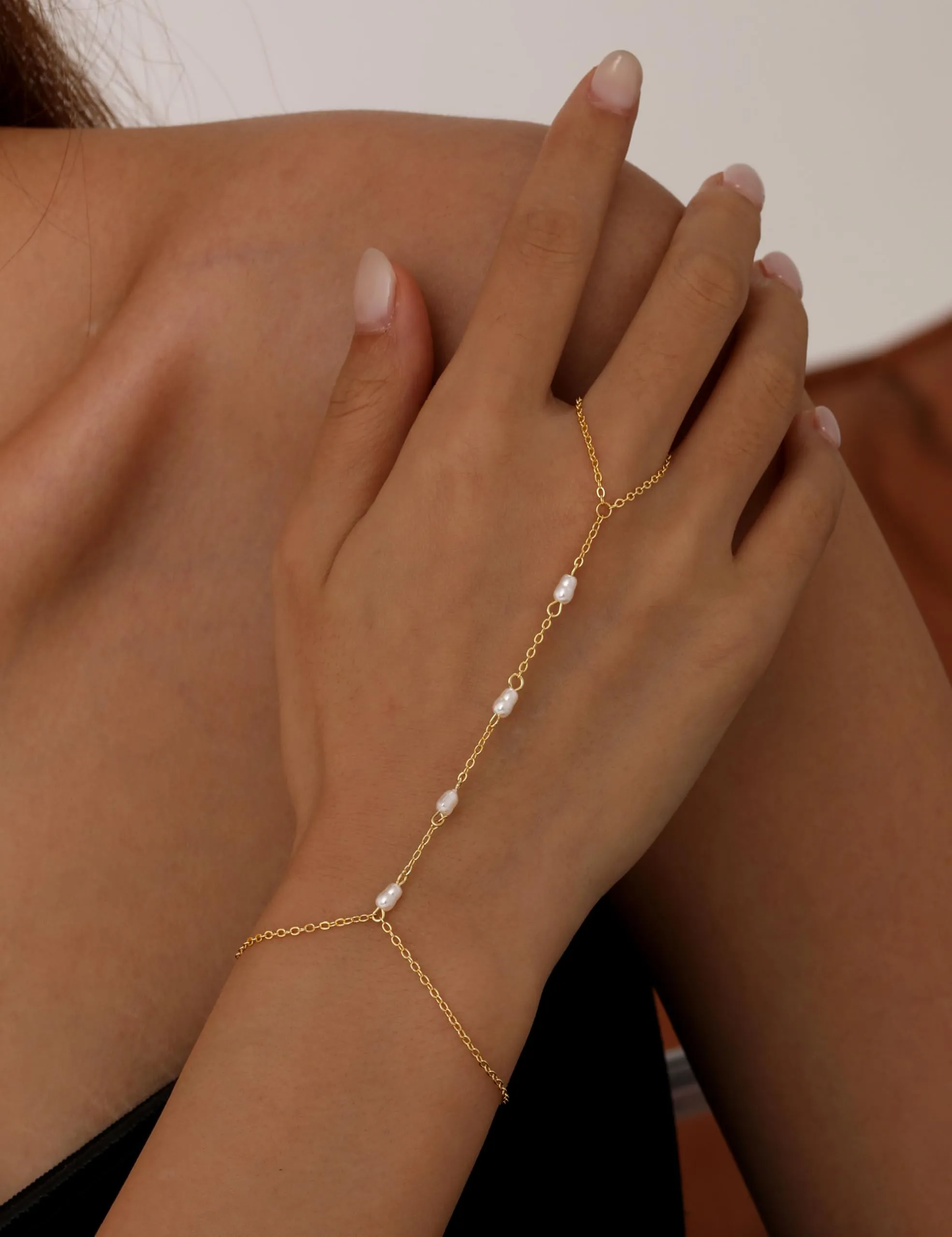 Dochais Braccialetti Donna, Braccialetto Mano con Anello - immagine 3