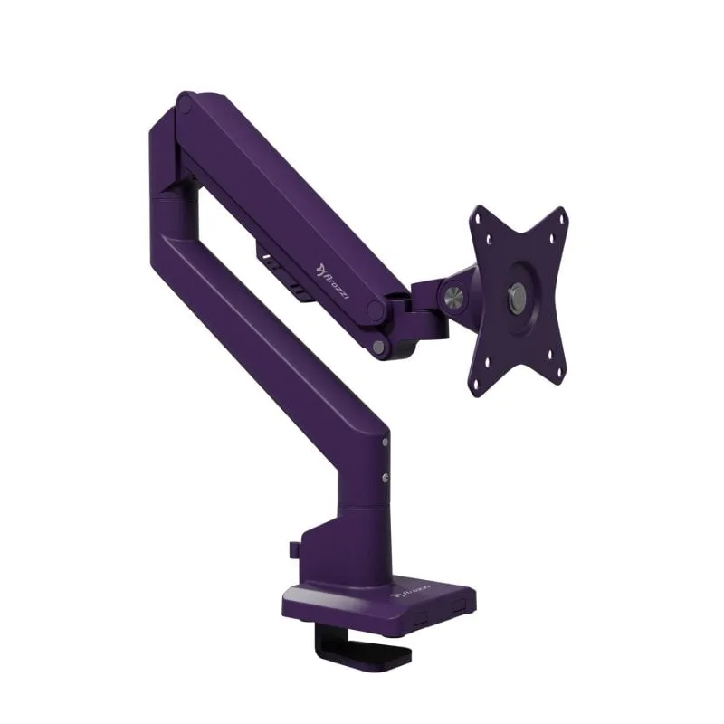 Arozzi Alzare Neo Supporto Monitor da Scrivania 17 a 34" VESA 75x75 a 100x100 Max 9Kg Viola - immagine 1