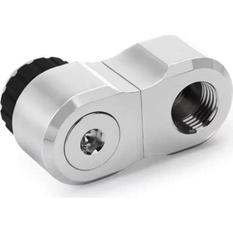 Refrigerazione Liquida Alphacool Apex Grip raccordo cromato 90° rotazione 360° - immagine 1