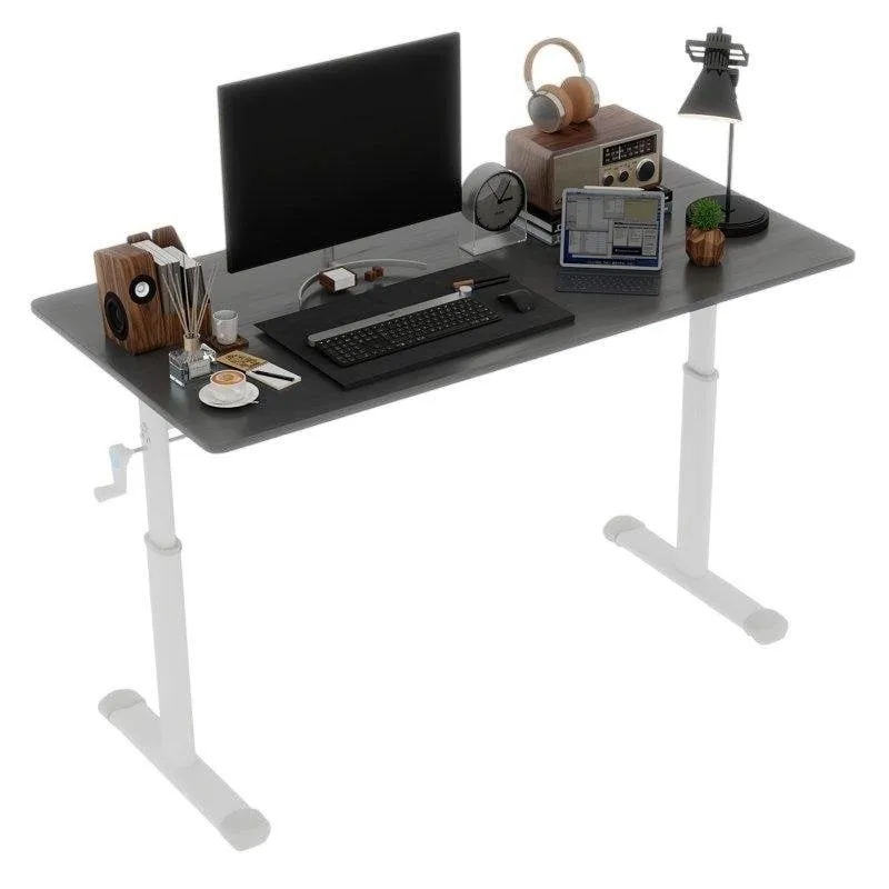 Scrivania Welltin W3301 120x60cm Regolabile in Altezza Bianco Legno - immagine 1