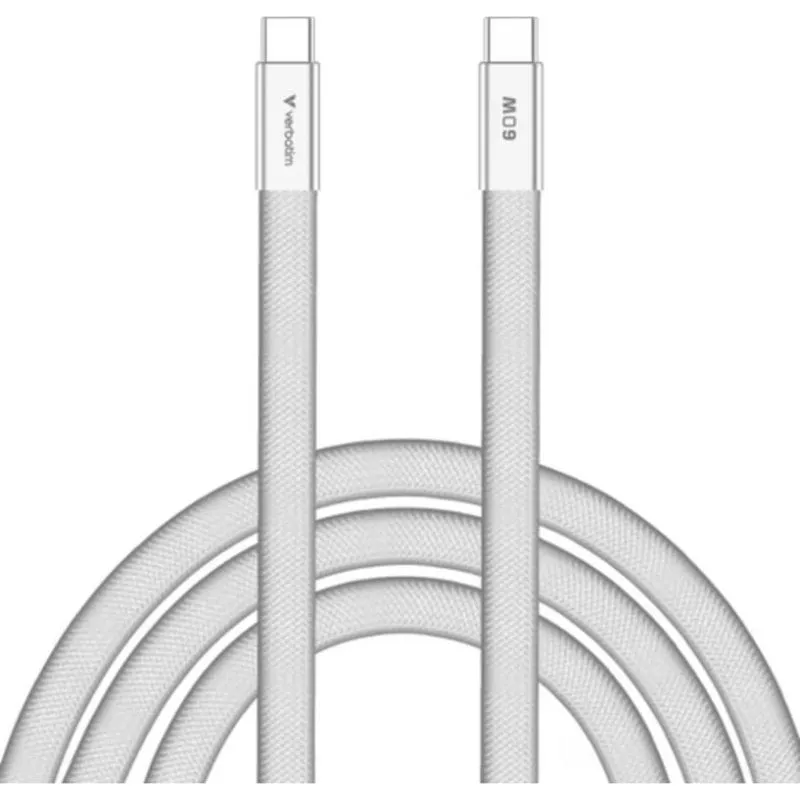 Cavo Verbatim USB-C a USB-C 60W 1.2m - immagine 1