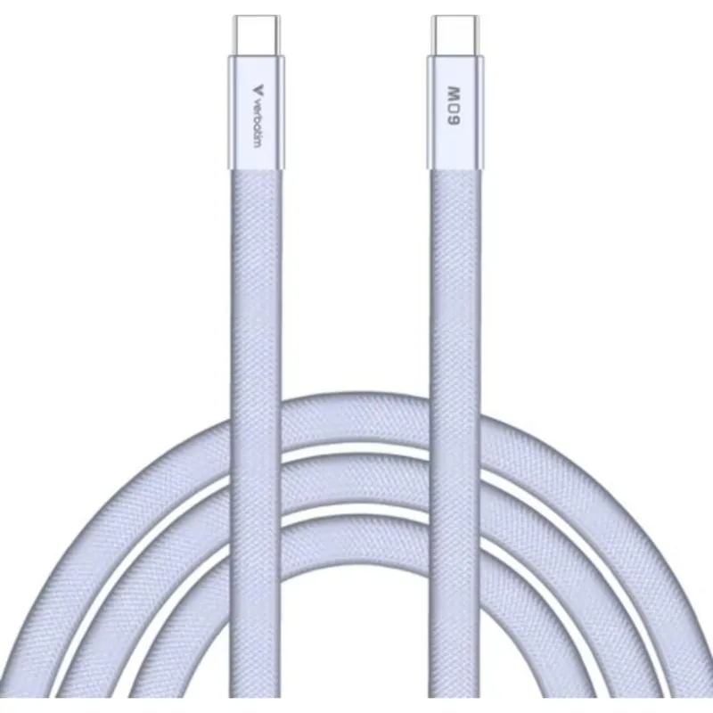 Cavo USB-C Verbatim 30275 Viola 1,2 m 60 W PD - immagine 1