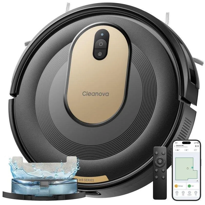 Robot Aspirapolvere e Lavapavimenti Vactidy W8 Potenza 5000Pa Autonomia 150min - immagine 1
