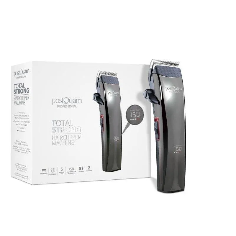 Tagliacapelli PostQuam PQPAE6003 Senza Fili 5 Posizioni Lame Acciaio Inox Display Digitale - immagine 1