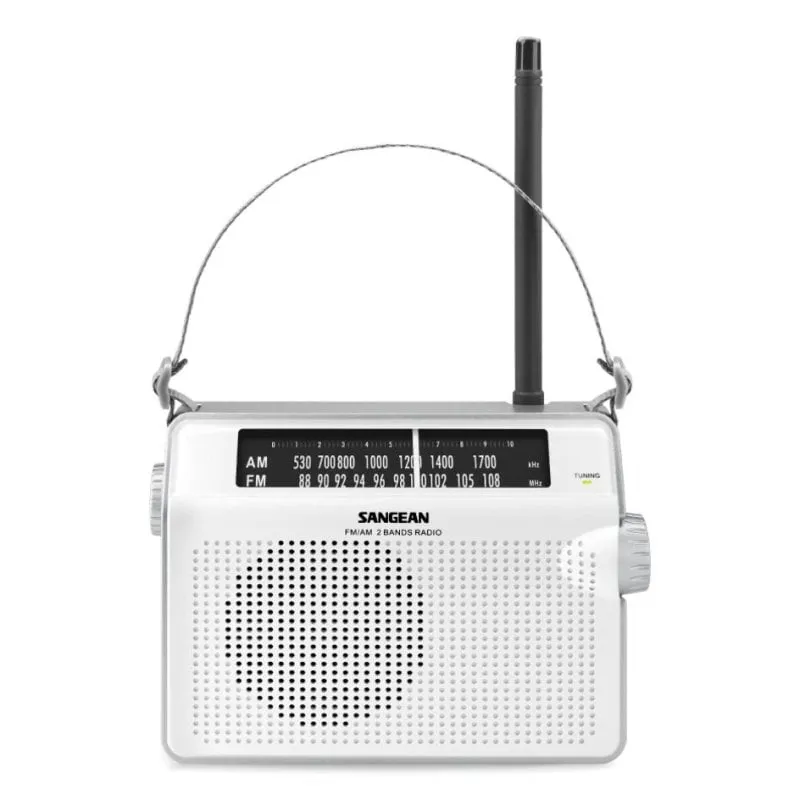 Radio portatile Sangean PR-D6 Analogico FM AM MW Bianco - immagine 1
