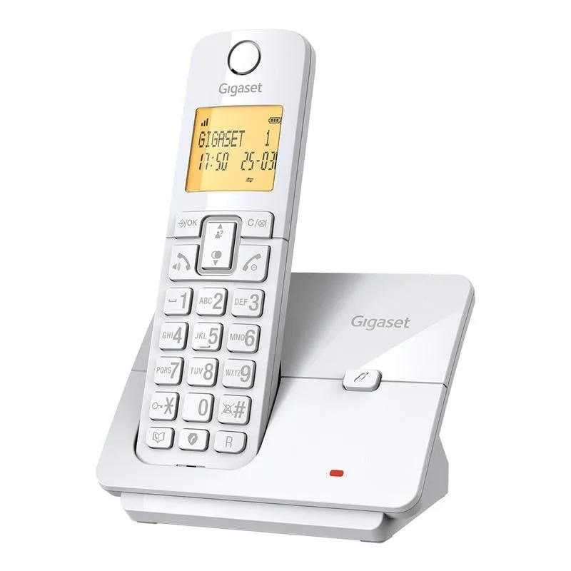 Telefono senza fili Gigaset Essential 300 Bianco Blocco chiamate - immagine 1
