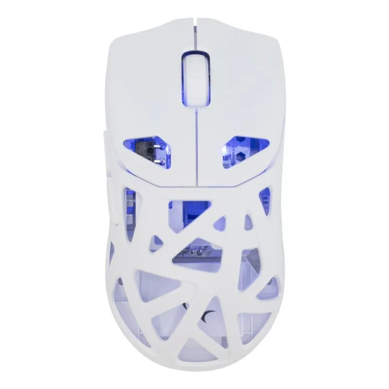 Mouse White Shark DAGONET Bluetooth 12000 DPI Bianco 6 Pulsanti Ambidestro - immagine 1