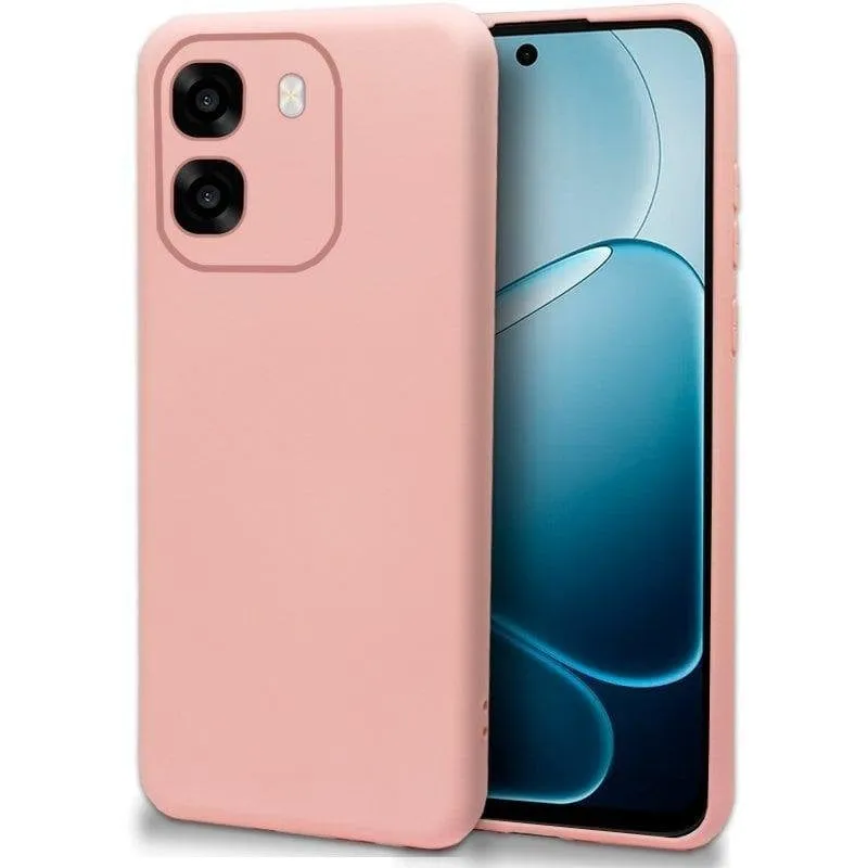 Custodia COOL flessibile rosa per OPPO A6x, A6x 5G e A6k - immagine 1
