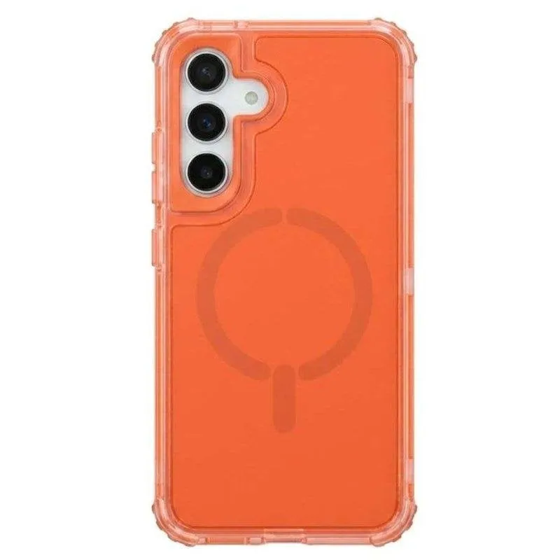 Custodia Bumper 3 in 1 TPU trasparente resistente MagSafe per Samsung Galaxy S26 Plus - immagine 1