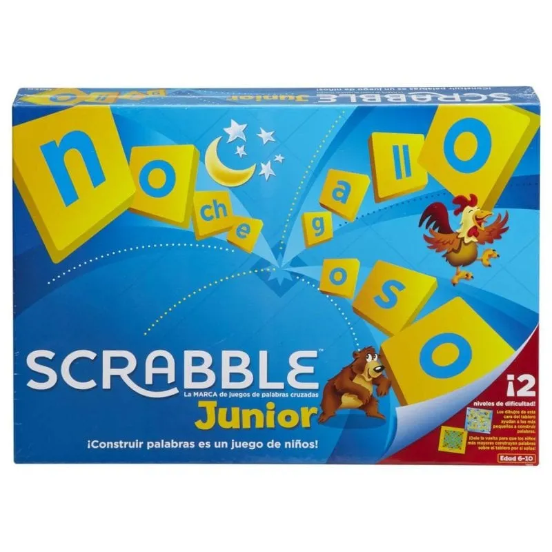 Gioco da tavolo Mattel Scrabble Junior – Gioco familiare 6-10 anni - immagine 1