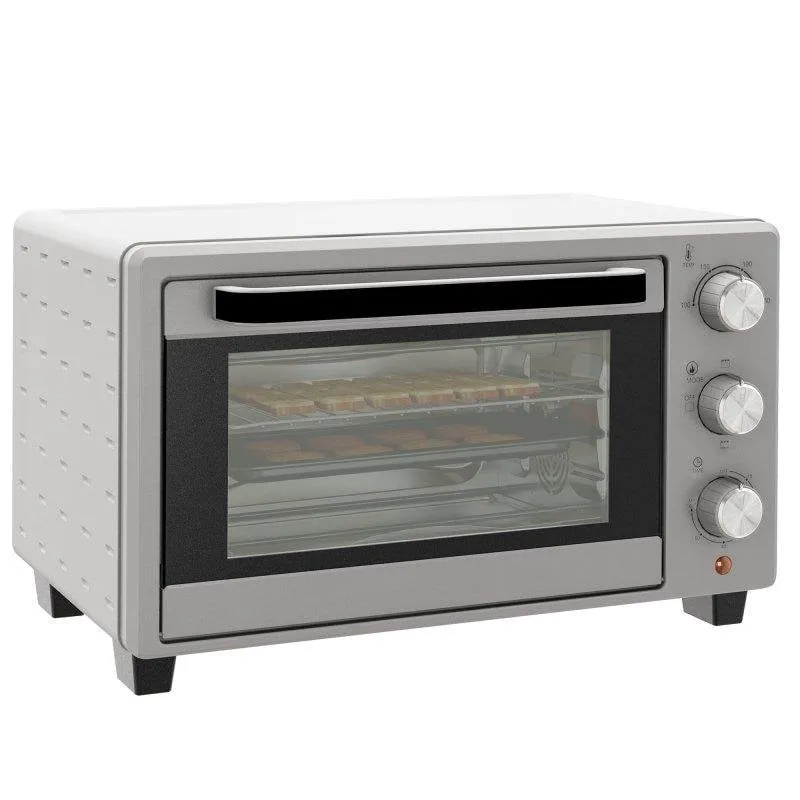 Fornetto Elettrico Welltin T1008-01-03797 21L 1400W Timer 60min 230°C Argento - immagine 1