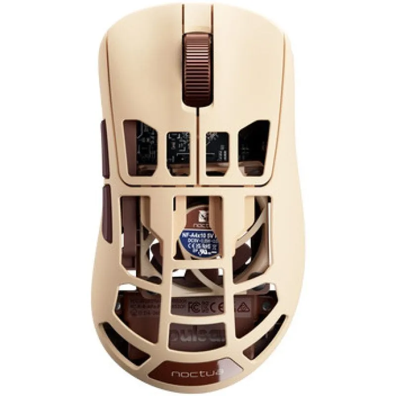 Mouse Pulsar Noctua Feinmann F01 Gaming Wireless 42000 DPI Carbonio - immagine 1