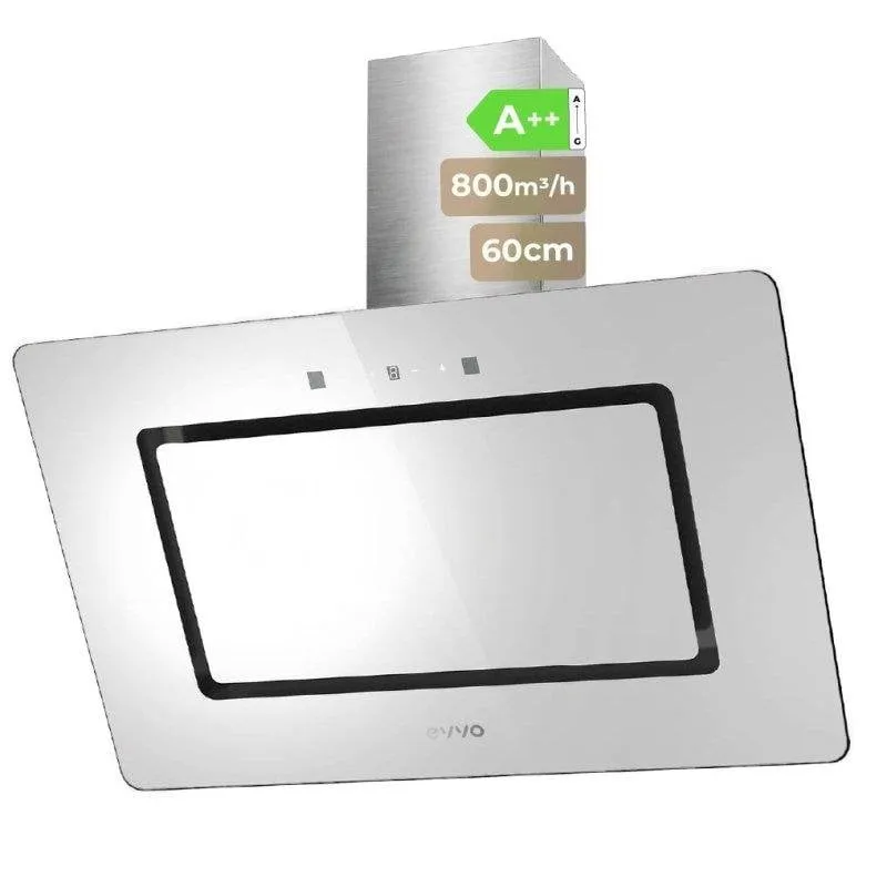 Campana extractora Evvo CE43 White Ricircolo 60cm con controllo touch - immagine 1