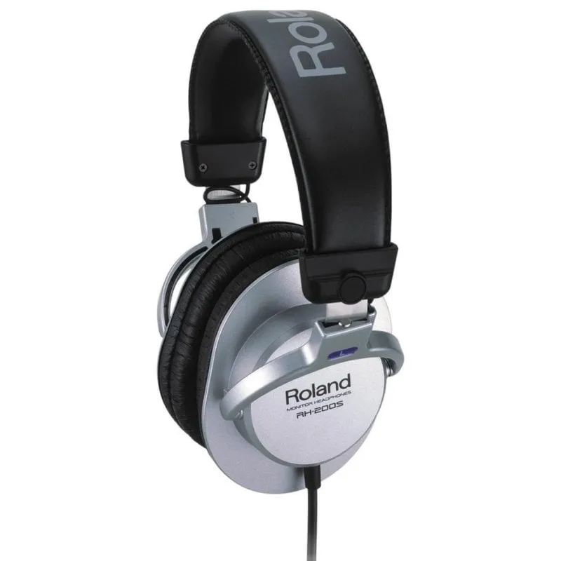Auricolari Roland RH-200S con cavo 6,5 mm cablati per musica nero e argento - immagine 1