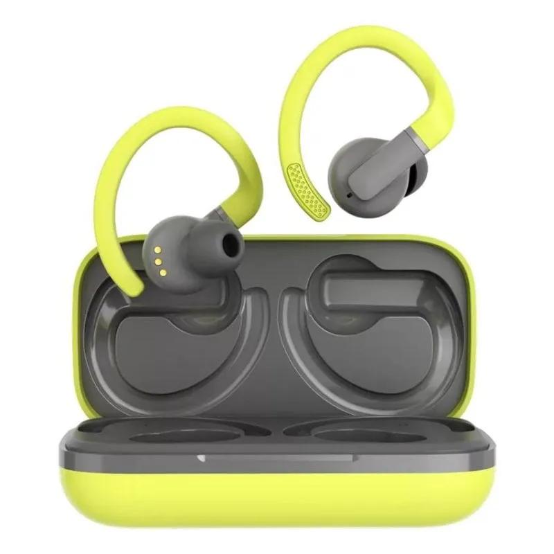 Auricolari Canyon OnRun 11 Sport wireless Bluetooth per sport e chiamate grigio giallo - immagine 1