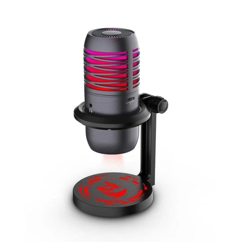 Microfono Redragon GM211 USB cardioide con illuminazione RGB e audio professionale - immagine 1