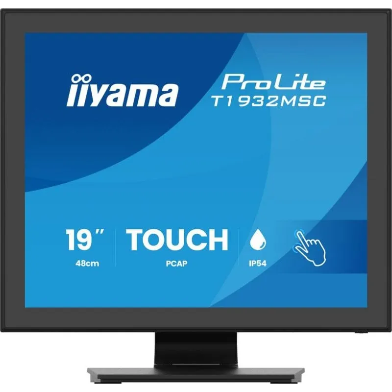 Monitor PC iiyama ProLite T1932MSC-B2S 19" SXGA 75Hz IPS Touch Altoparlanti - immagine 1