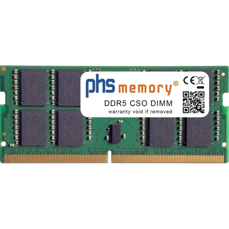 Memoria RAM PHS-memory SP626027 32GB DDR5 6400MHz SO-DIMM unbuffered - immagine 1