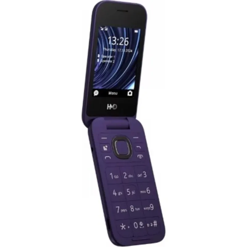 HMD 2660 Flip Bluetooth WLAN Dual SIM Viola - immagine 1