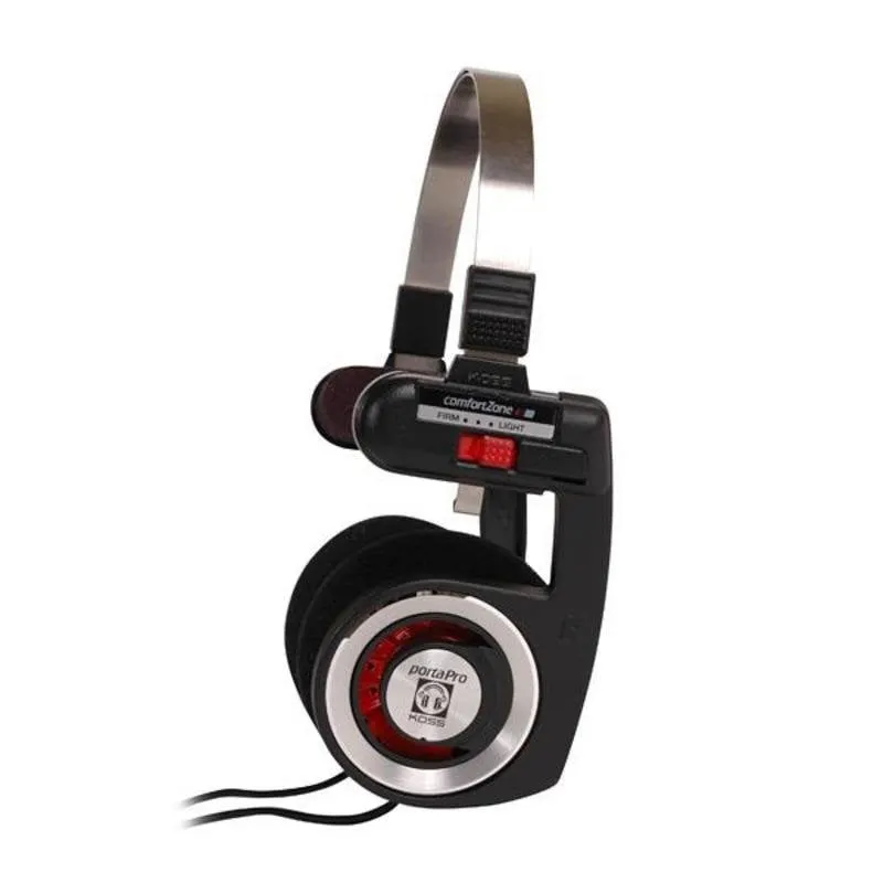 Cuffie Koss Porta Pro 2.0 con cavo, frequenza 15-25000 Hz, musica, nero e rosso - immagine 1