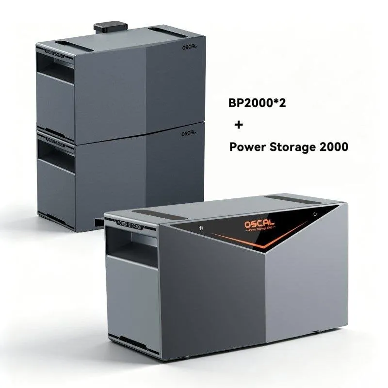 Stazione di energia Oscal Powerstorage2000 1920Wh 1200W Batteria LiFePO4 4 porte MPPT IP65 Controllo app - immagine 1