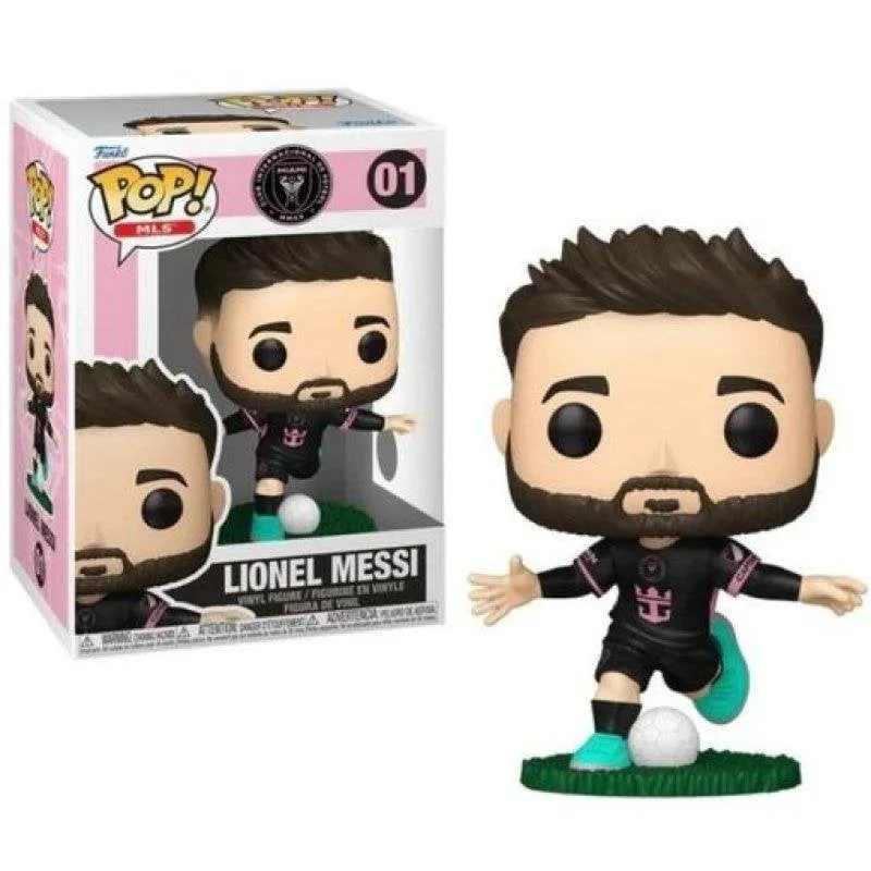 Figura Funko Pop Lionel Messi Inter Miami Divisa Secondaria - immagine 1