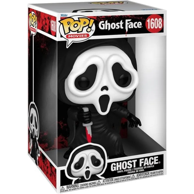 Figura in vinile Funko Pop Jumbo Ghostface 10 pollici - immagine 1