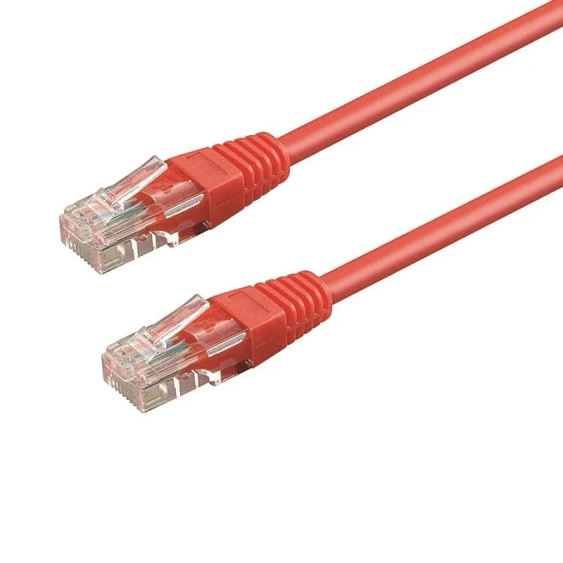 Cavo di rete WP WPC-PAT-6U020R Cat6 2 m Rosso U/UTP - immagine 1