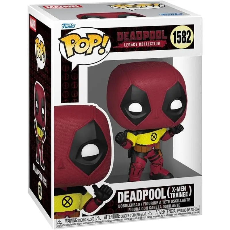 Figura Funko Pop Deadpool con Maglietta X-Men Marvel Collezione - immagine 1