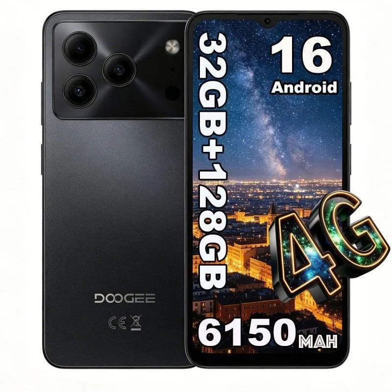 Doogee Note 56 Pro 4G 4GB 128GB 6.56" Nero - immagine 1