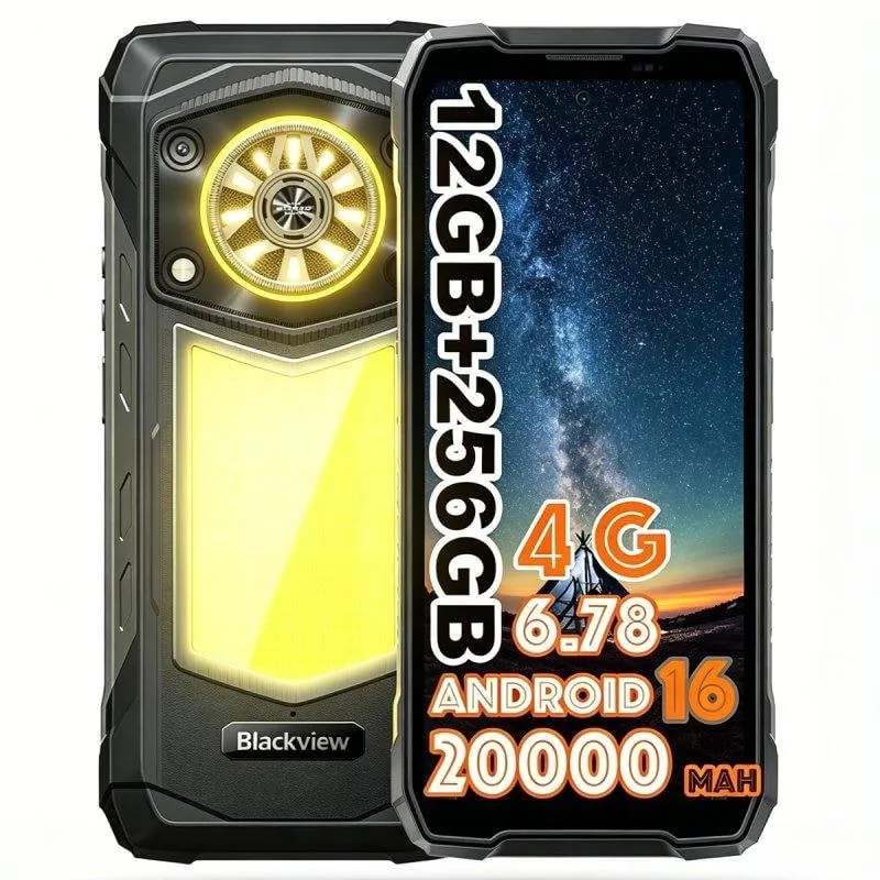 Blackview Rock 5 4G 12GB 256GB 6,78" Nero Dual SIM - immagine 1