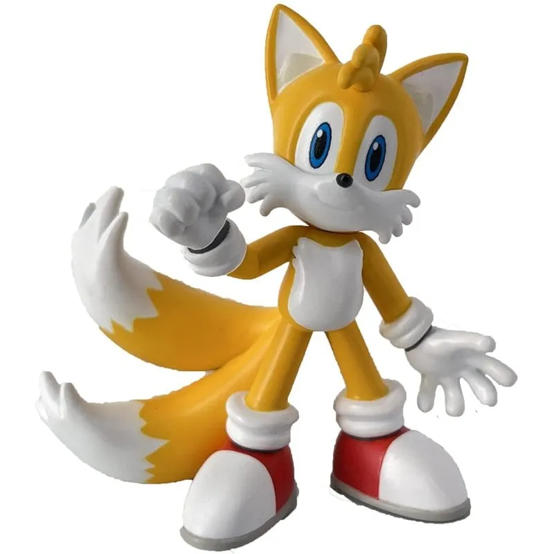 Figura Tails Comansi Sonic 7,5 cm Dipinta a Mano Ufficiale - immagine 1