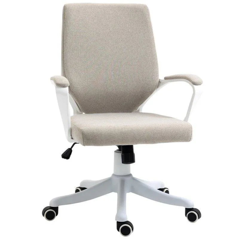 Sedia da Ufficio girevole Welltin 921-536BG Beige Altezza Regolabile Basculante - immagine 1