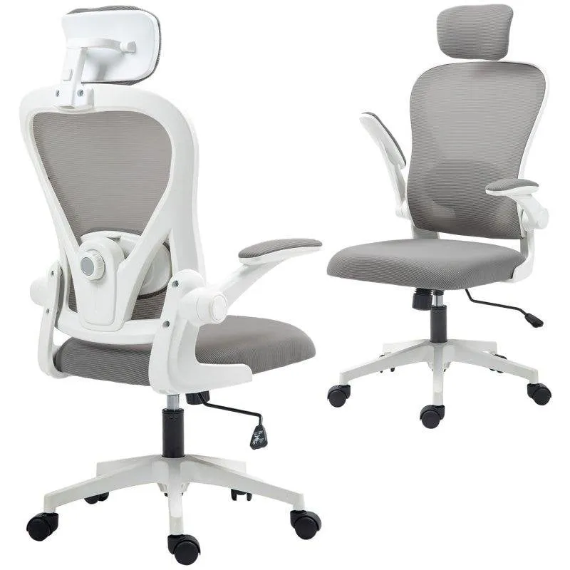 Sedia da scrivania ergonomica Welltin 921-796V00GY Grigio - immagine 1
